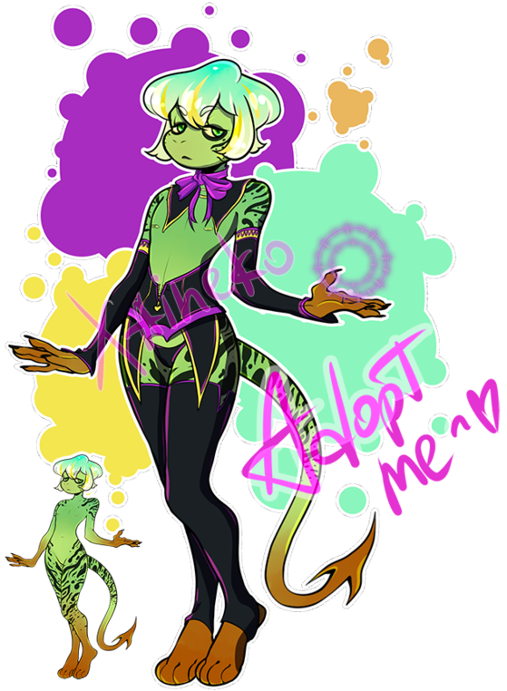 Mage Femboy Lizard - Femboy Lizard Art (600x799)