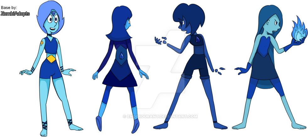 Lapis Lazuli Adopts By Enderdurant - Cartoon (1024x442)