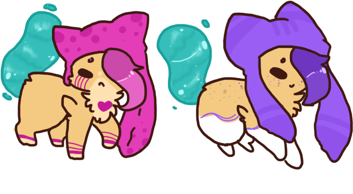 Pastel Squid Cat Adopts Auction *closed* By Starryedge - Cartoon (1262x633)