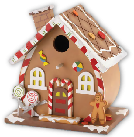 Christmas Gingerbread House - Hansel And Gretel House (441x449)