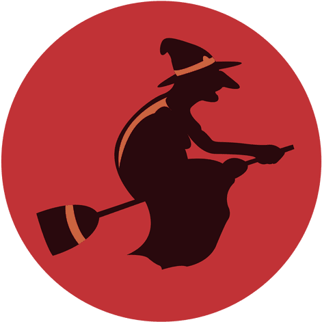 Witch Broom Circle Icon - Broom Logos (512x512)
