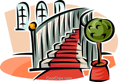Stairs Clipart Vector - Stairs At Home Clipart (480x335)
