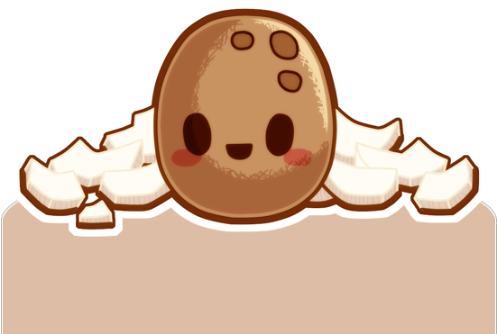 Cute Animated Coconut (550x417)