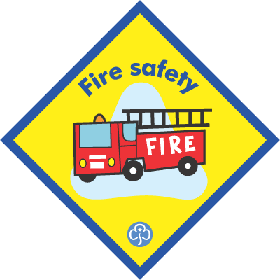 Fire Safety Clipart Images 101 Clip Art - Brownie Fire Safety Badge (400x400)