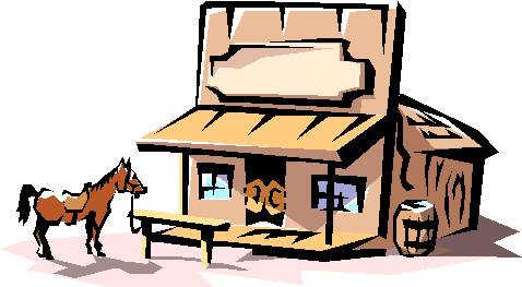 Cowboy Clipart Ranch - Honora Bay Riding Stables (481x269)