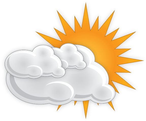 Coloring Pages - Cartoon Sunshine (600x510)