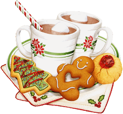 Christmas Gif - Christmas Cookies Clip Art (427x395)