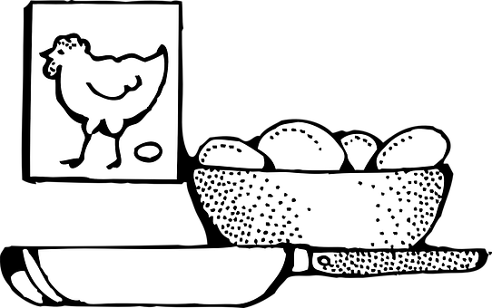 Best Eggs Chicken Poultry Protein Pan With Egg Carton - Eggs Clipart (542x340)