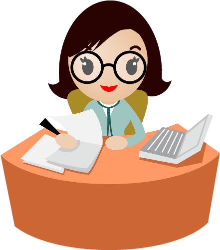 Clerk Clip Art - Office Management (512x512)
