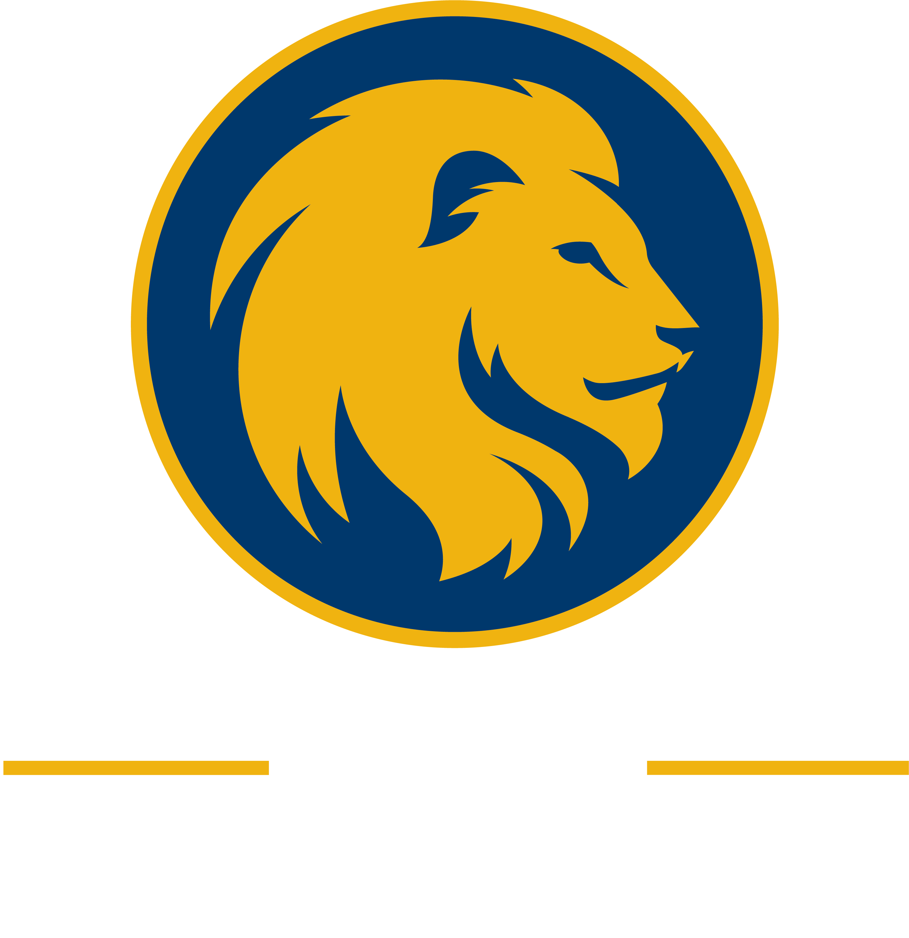 Two Color For Blue Background - Texas A&m Commerce Football Logo (3001x3097)