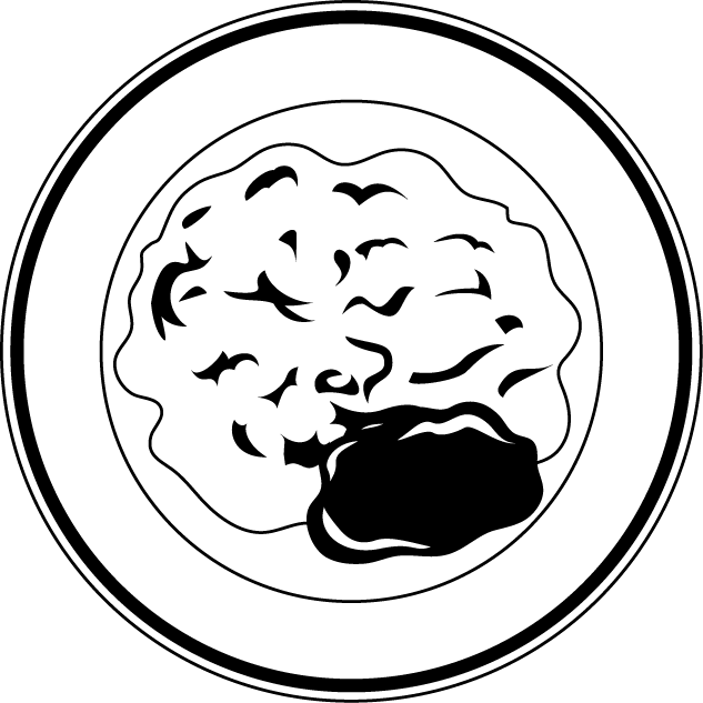 Scrambled Egg Clipart Black And White - Omelette Clipart Black And White (633x633)