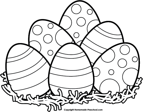 Click To Save Image - Happy Easter Coloring Pages (541x424)
