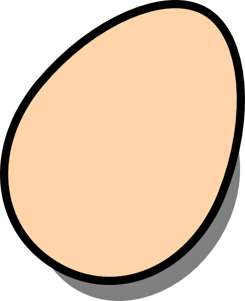Astounding Ideas Egg Clipart Brown Clip Art At Clker - Clip Art Of Egg (486x595)