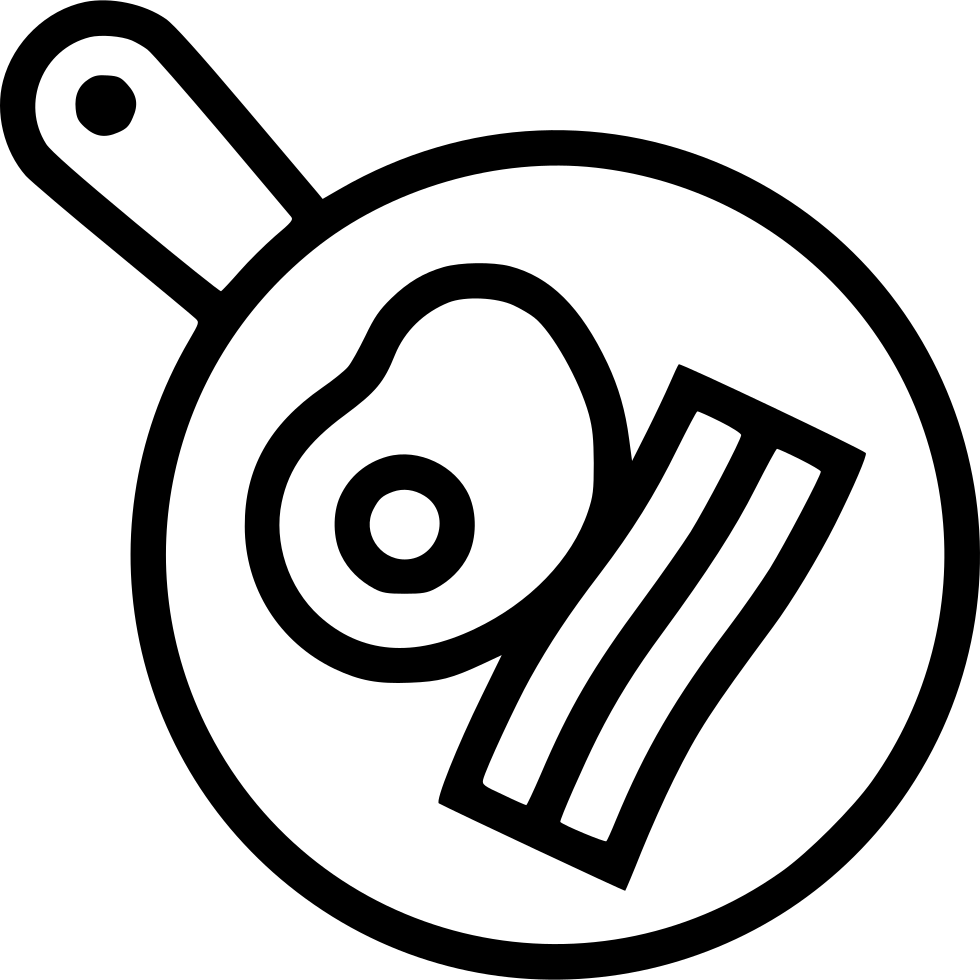 Bacon And Eggs Comments - Icon Breakfast Food Png (980x980)