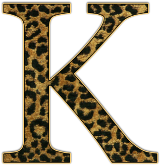 Alphabets Png - Leopard Print Background (540x380)