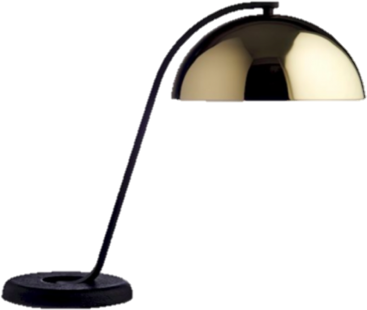 Table Lamps - Hay Cloche Table Lamp - Brass (944x907)