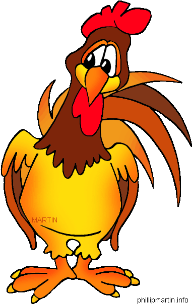 23 - Free Clip Art Rooster (410x628)