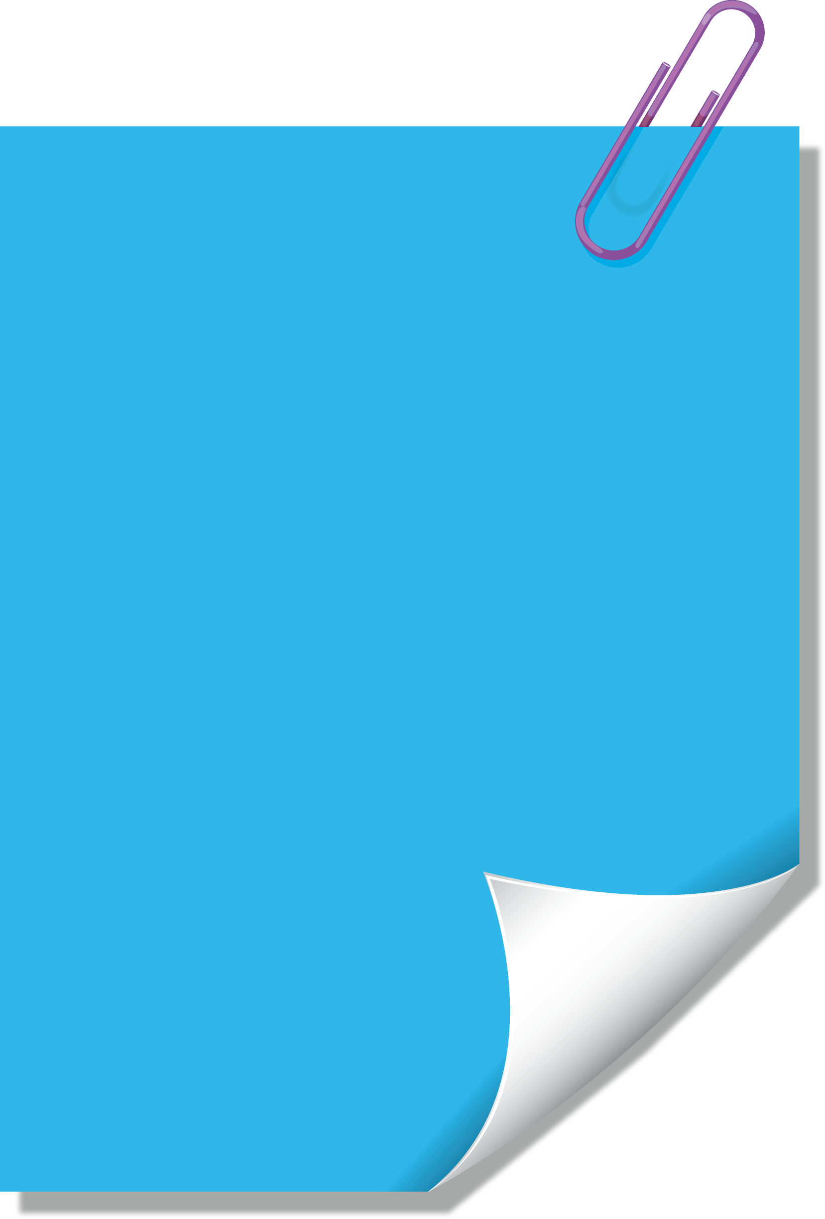 Blue Sticky Notes Png (1657x2448)