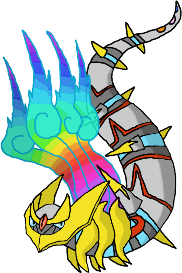 Giratina By Arceusfish - Giratina Before Fall (720x960)