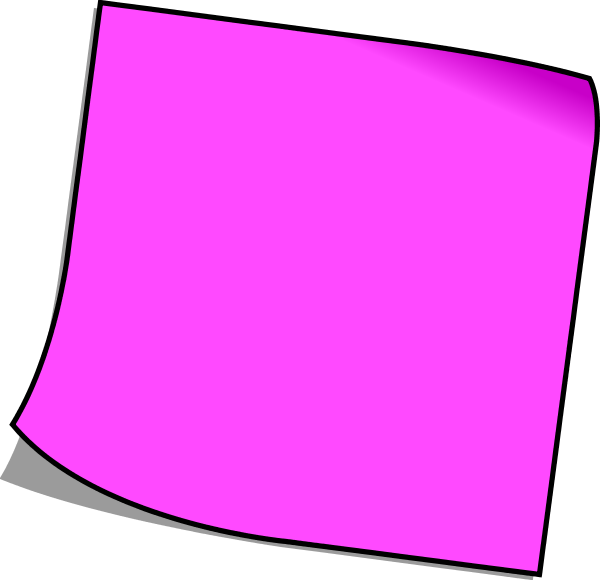 Post It Notes Clipart - Post-it Note (600x580)