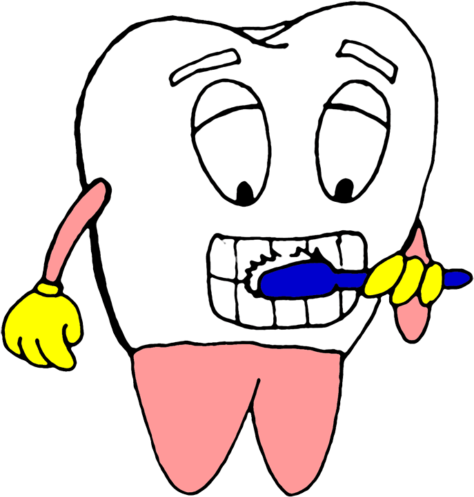Carpet Cleaning Clip Art - Brushing Teeth Clipart (700x736)