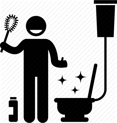 Bathroom Deep Cleaning - Bathroom Cleaning Icon (494x512)