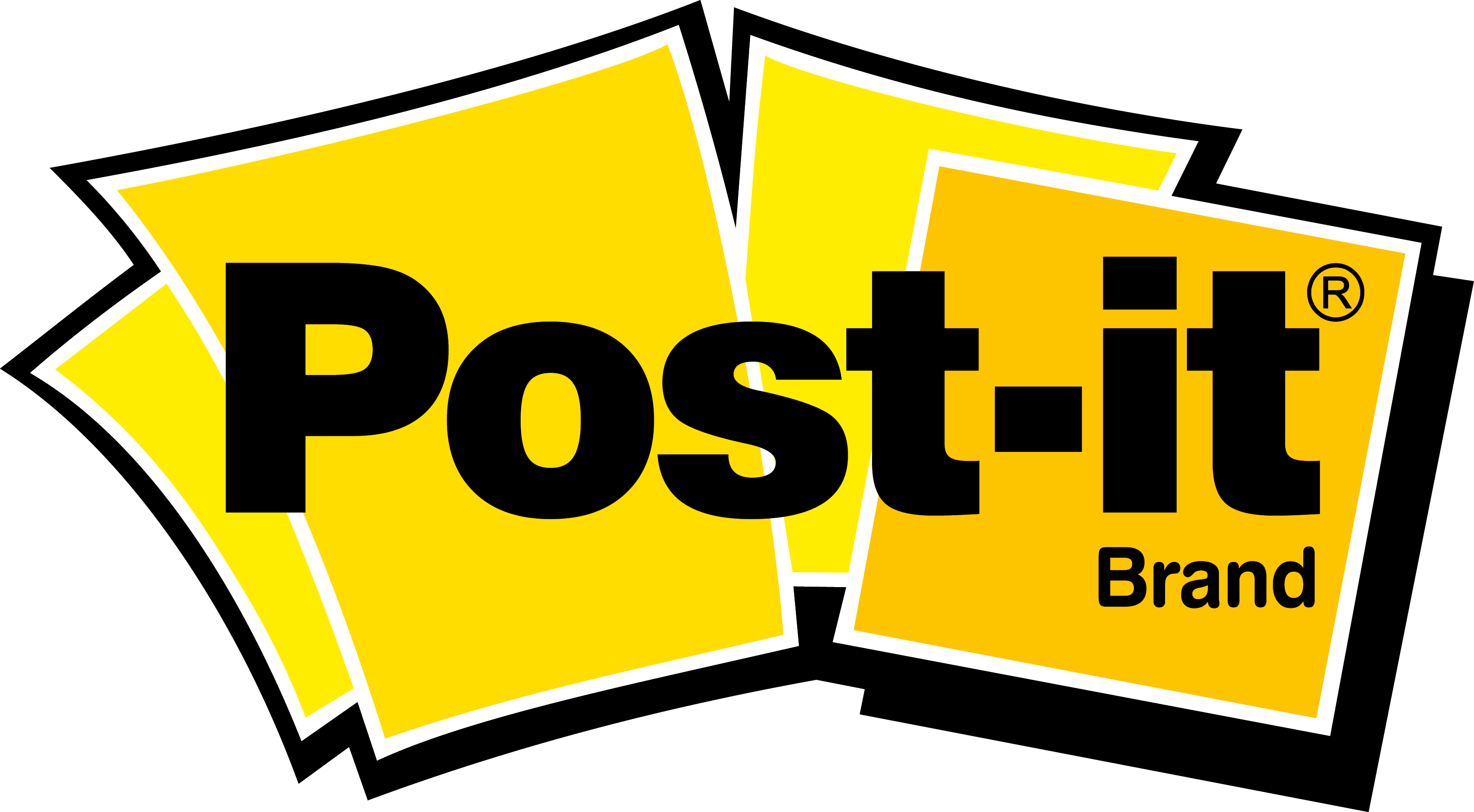 Post-it Logo - Post It Note Logo (3445x1899)