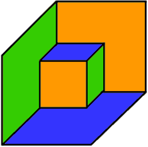 Optical Illusion Clipart Answer - Isla Del Drama The Next (484x480)
