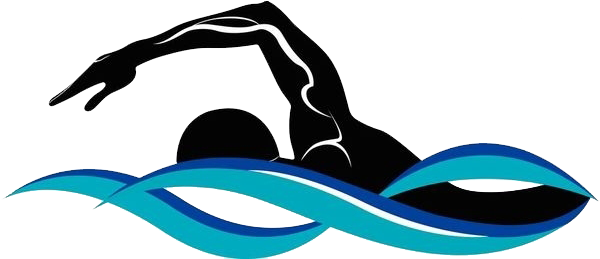 Swimming Silhouette Drawing Illustration - Swimmer Doing Freestyle Silhouette (600x600)