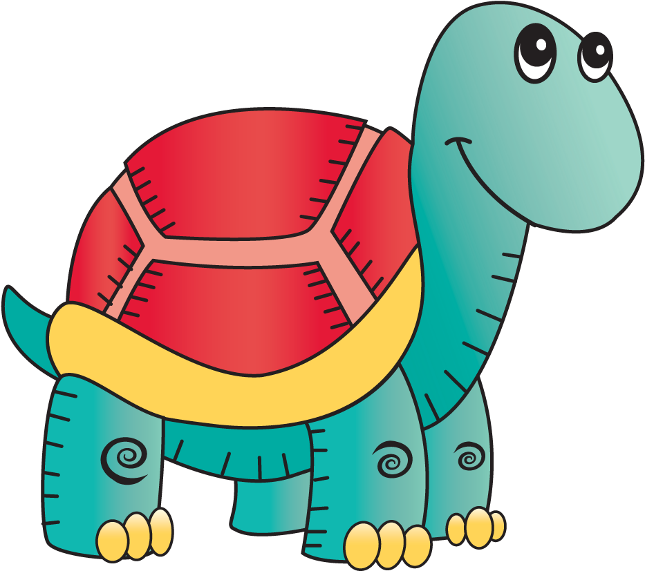 Turtles Understand The Individual Elements Of Swimming - Cartoon (990x852)