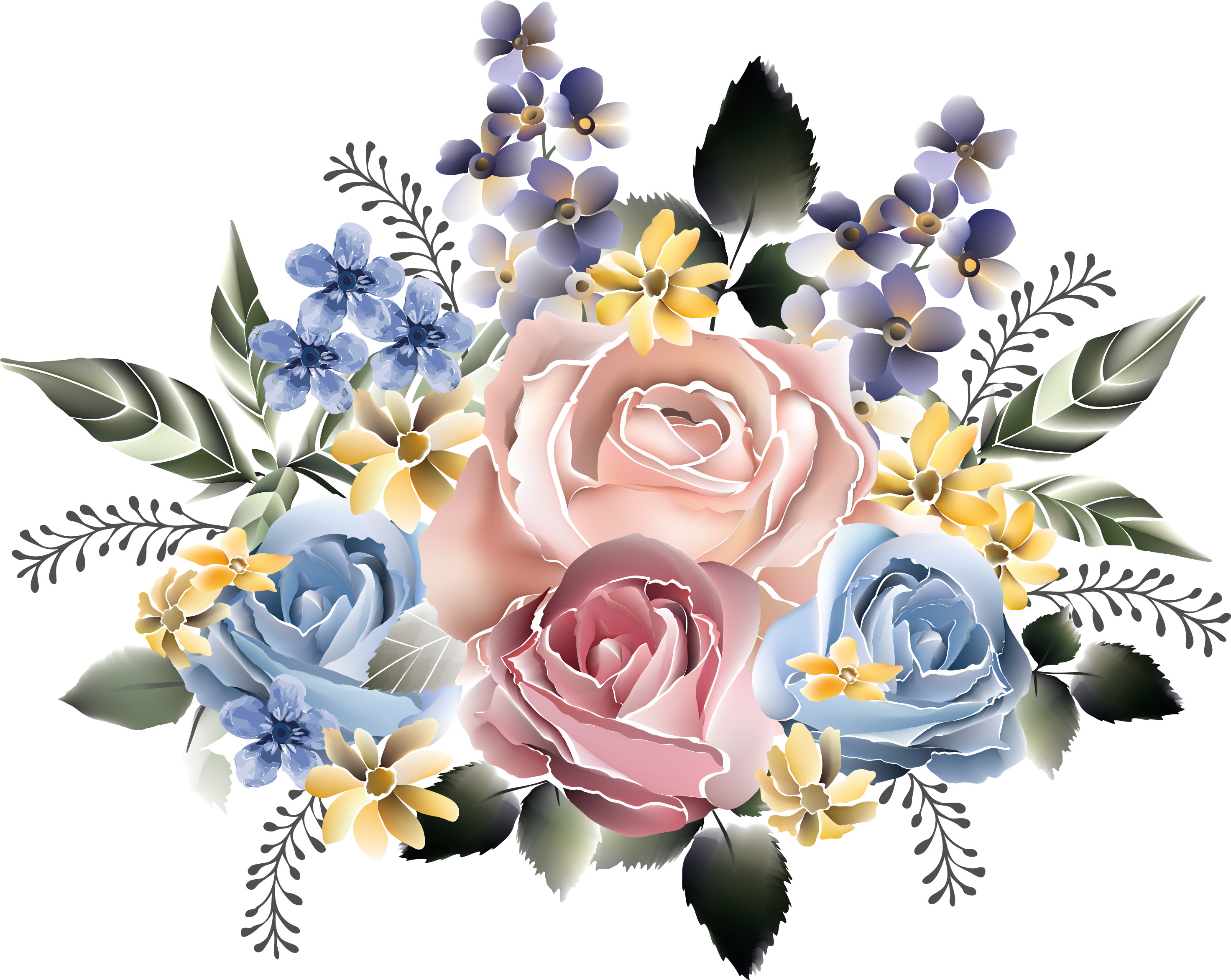 My Design / Beautiful Roses - Dekupaj Çiçek (2944x2343)