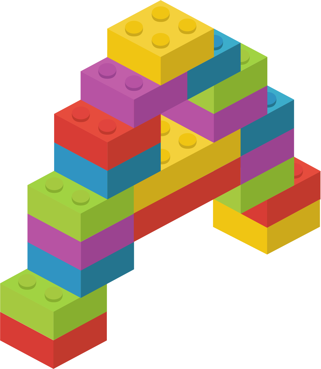 Toy Block Lego Euclidean Vector Plastic - Legos Vector (1352x1557)