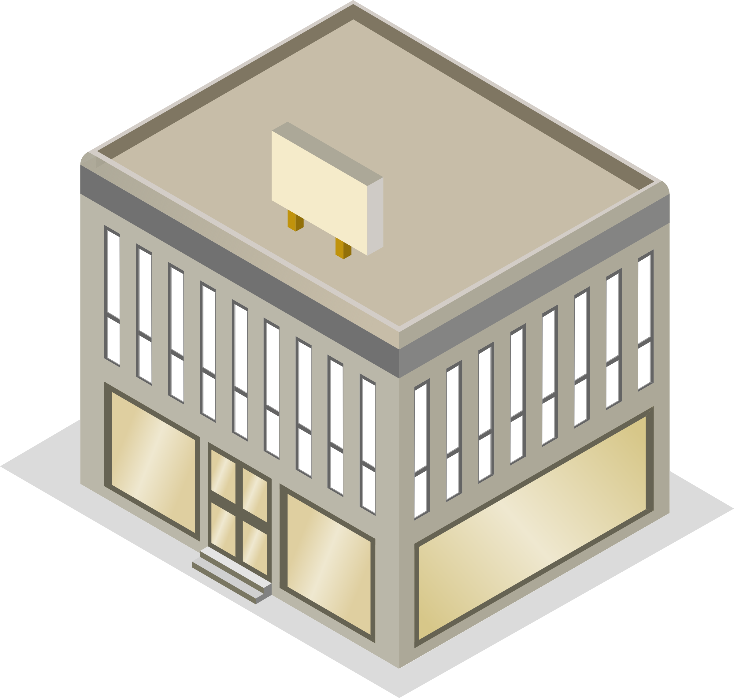 Medium Image - Openclipart Building (2400x2282)