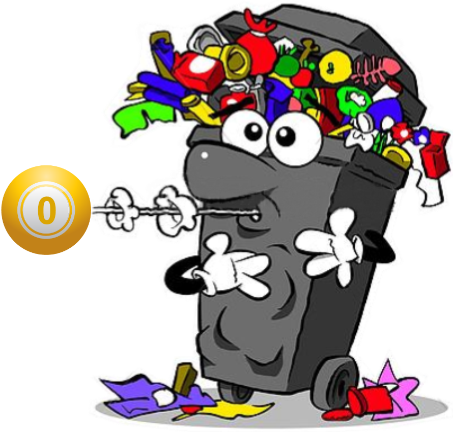 It's Out With The Trash For Those Free Lotteries That - Bin Cleaning (890x849)
