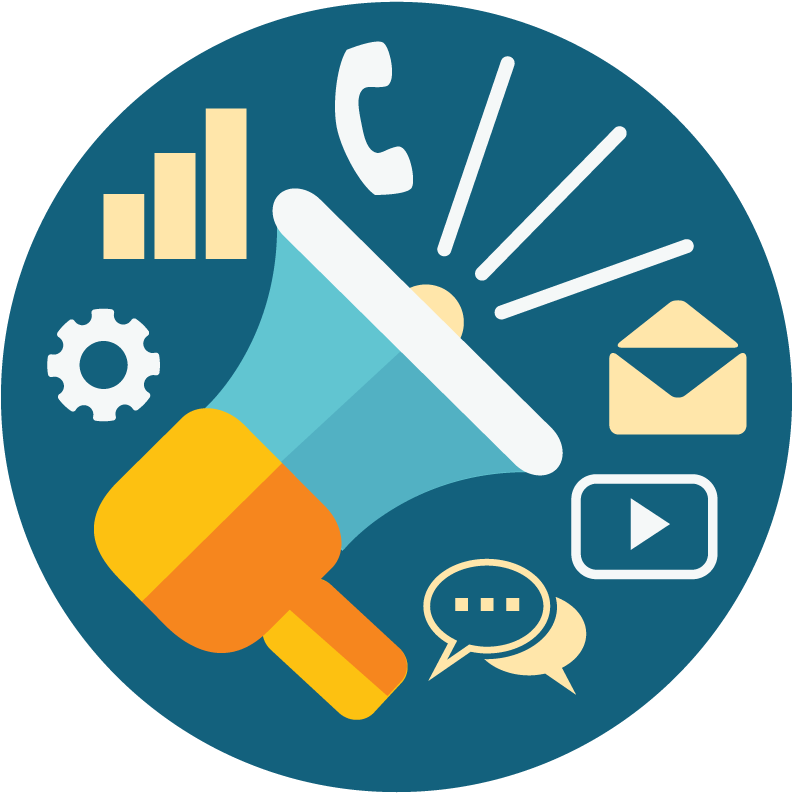 Icon - Web Marketing - Offline And Online Pr (800x800)