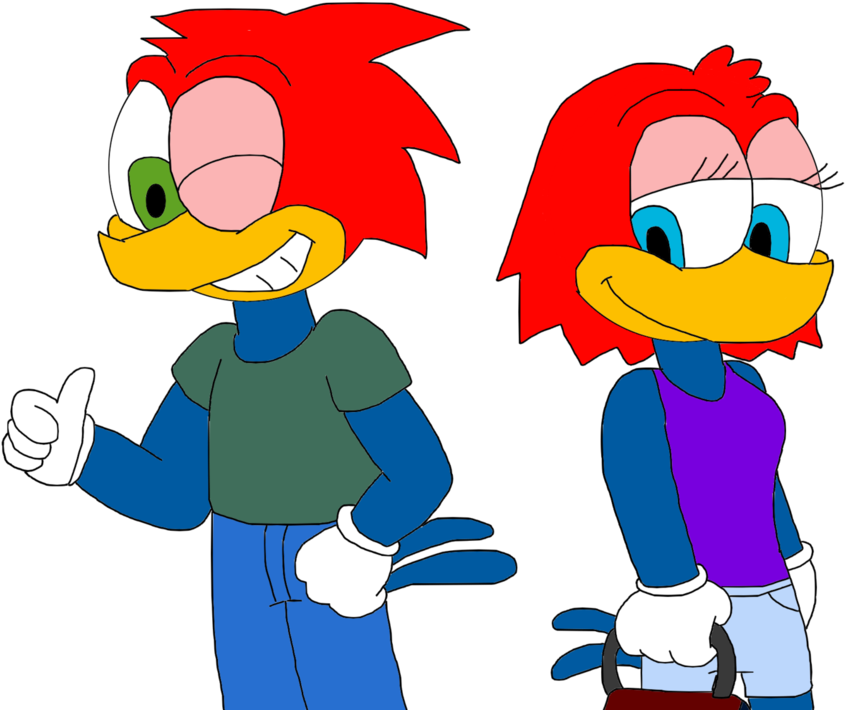 Teenager Knothead And Splinter By Marcospower1996 - Woody Woodpecker Knothead And Splinter (1010x791)