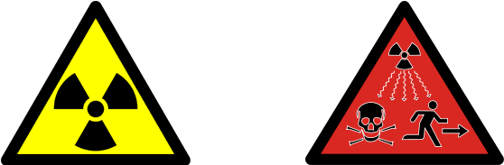 Знаки Радиации - Radiation Symbol (665x182)