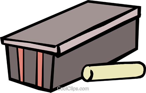 Chalk And Eraser Clipart (480x307)