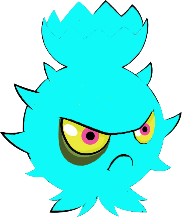 Hd Snow Homing Thistle - Plants Vs Zombies 2 Big Wave Beach Plants (636x761)