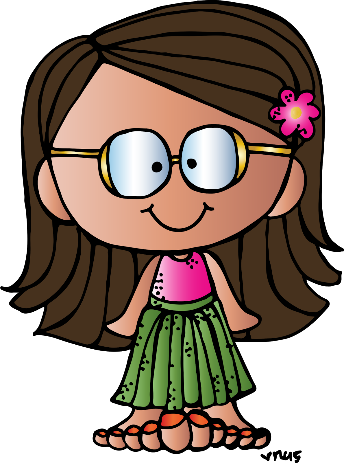 Gift Clipart Melonheadz - Melonheadz Hula (1190x1600)