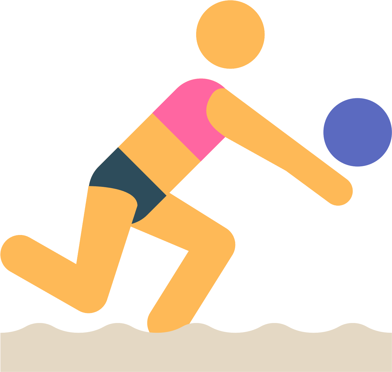 Beach Volleyball Icon Free (1600x1600)