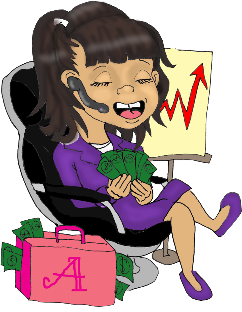 Make Money Clipart Spending Money - Cartoon (1024x1024)