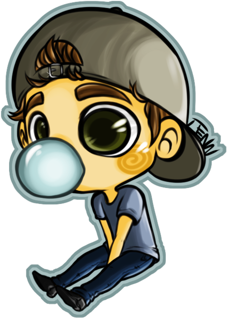 Back For A Day Holla @ Me - Desenho De Homens Fofos (500x680)