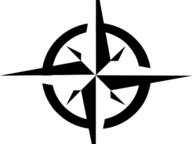 Compass Clipart Cool - Compass Rose Clip Art (640x480)