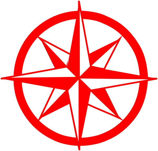 Red Compass Clip Art At Clker - United States Institute Of Peace (600x576)