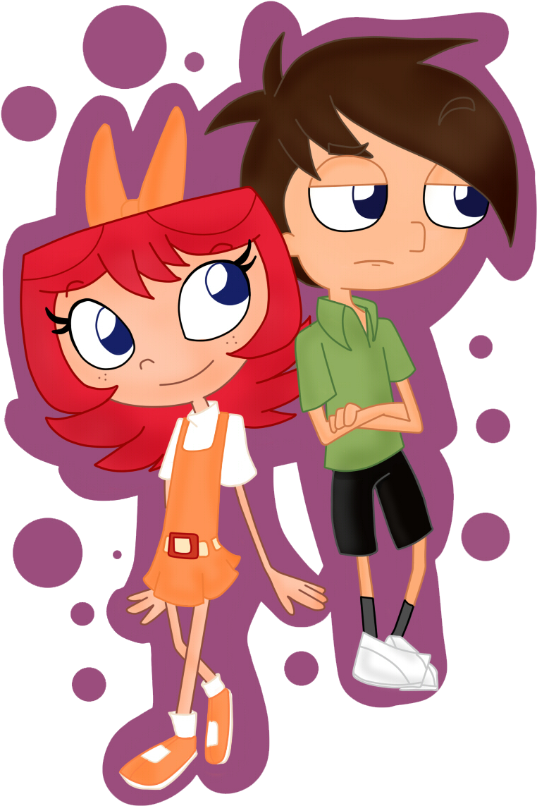 Marie Y Thomas Ce - Thomas Phineas Y Ferb (800x1200)