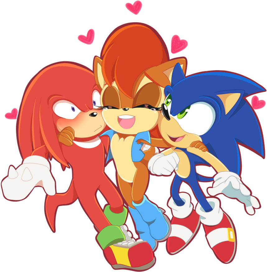 Heart By Awesomeblossompossum Heart By Awesomeblossompossum - Sonic The Hedgehog Sally Acorns Return (894x894)