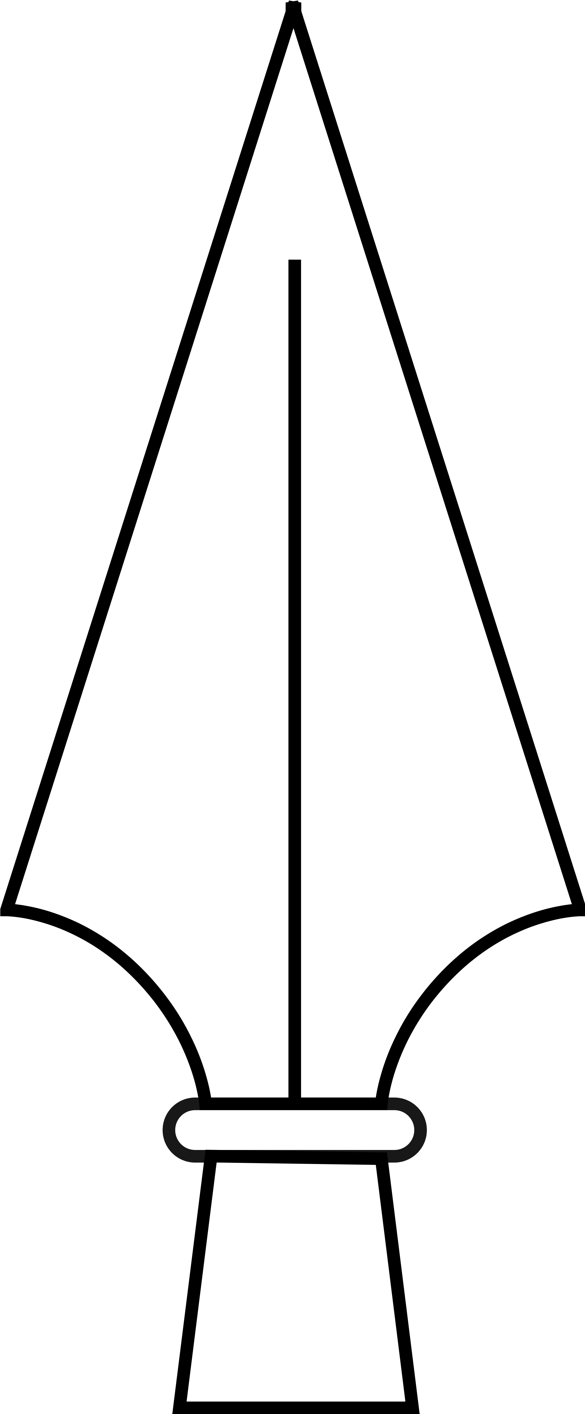 Open - Outline Of A Spear (2000x4849)