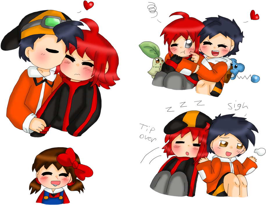 Preciousmetalshipping Doodle Page By Purplemagechan - Cartoon (1024x746)