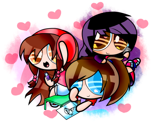 New Friends By Ponysparklegirl - Cartoon (600x499)